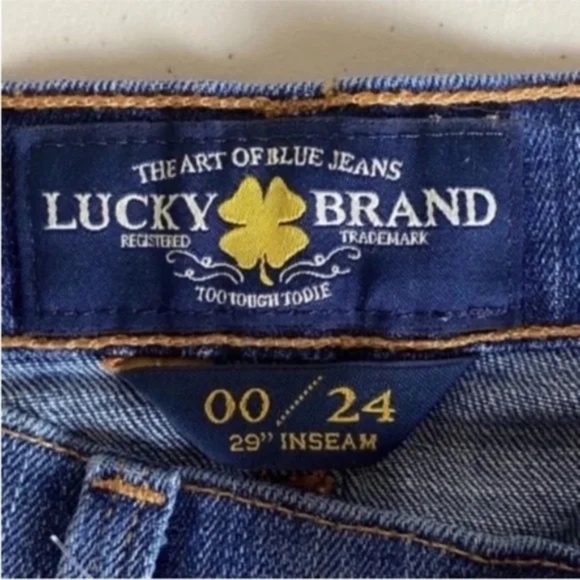 Lucky Brand Brooke Skinny Distressed denim jeans 24 - Picture 5 of 7